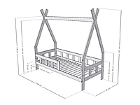 Fence Teepee dos laterales Fence Teepee dos laterales