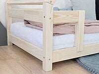 Cama de casa para niños TAHUKA en forma de tipi con protector de cama integrado Cama de casa para niños TAHUKA en forma de tipi con protector de cama integrado