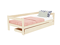 Safe cama individual con barra de protección Safe cama individual con barra de protección