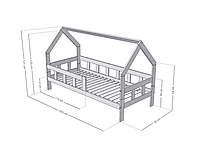 Fence casita madera dos laterales Fence casita madera dos laterales