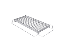 Simply cama individual madera Simply cama individual madera