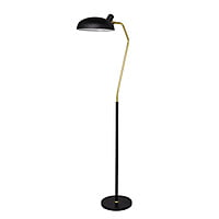 Roseanna Lámpara de pie en metal negro Roseanna Lámpara de pie en metal negro