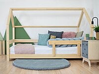 Cama infantil de madera TERY con barra seguridad Cama infantil de madera TERY con barra seguridad