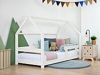 Cama infantil de madera TERY con barra seguridad Cama infantil de madera TERY con barra seguridad
