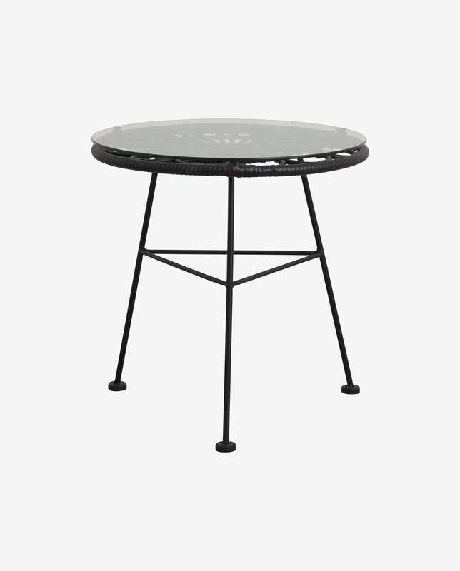 Alba mesa de jardín negra Alba mesa de jardín negra