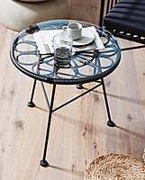 Alba mesa de jardín negra Alba mesa de jardín negra