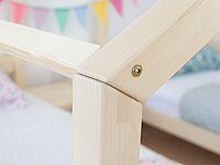 Cama casita de madera doble VILLY Cama casita de madera doble VILLY