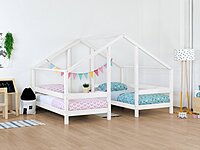 Cama casita de madera doble VILLY Cama casita de madera doble VILLY