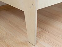 Cuna SLEEPY con altura de somier ajustable y cabeceros completos Cuna SLEEPY con altura de somier ajustable y cabeceros completos