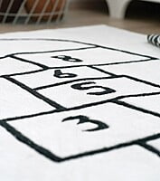 BACK TO SCHOOL Alfombra de algodón (120 X 170 CM) - HOPSCOTCH BACK TO SCHOOL Alfombra de algodón (120 X 170 CM) - HOPSCOTCH