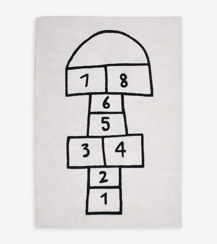 BACK TO SCHOOL Alfombra de algodón (120 X 170 CM) - HOPSCOTCH BACK TO SCHOOL Alfombra de algodón (120 X 170 CM) - HOPSCOTCH