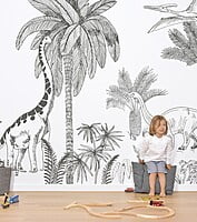 DINOSAURUS Papel Pintado MURAL (400 X 248 CM) - Período Jurásico DINOSAURUS Papel Pintado MURAL (400 X 248 CM) - Período Jurásico