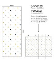 ENCHANTED Papel Pintado (50 CM X 10 M) - TRIANGLES (PINK, MUSTARD, GREY) ENCHANTED Papel Pintado (50 CM X 10 M) - TRIANGLES (PINK, MUSTARD, GREY)