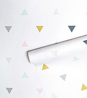 ENCHANTED Papel Pintado (50 CM X 10 M) - TRIANGLES (PINK, MUSTARD, GREY) ENCHANTED Papel Pintado (50 CM X 10 M) - TRIANGLES (PINK, MUSTARD, GREY)