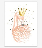 FLAMINGO Lámina Infantil (30 X 40 CM) - FLAMINGO AND STARS FLAMINGO Lámina Infantil (30 X 40 CM) - FLAMINGO AND STARS