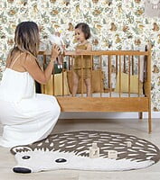 FOREST Alfombra de algodón (120 X 105 CM) - HEDGEHOG FOREST Alfombra de algodón (120 X 105 CM) - HEDGEHOG