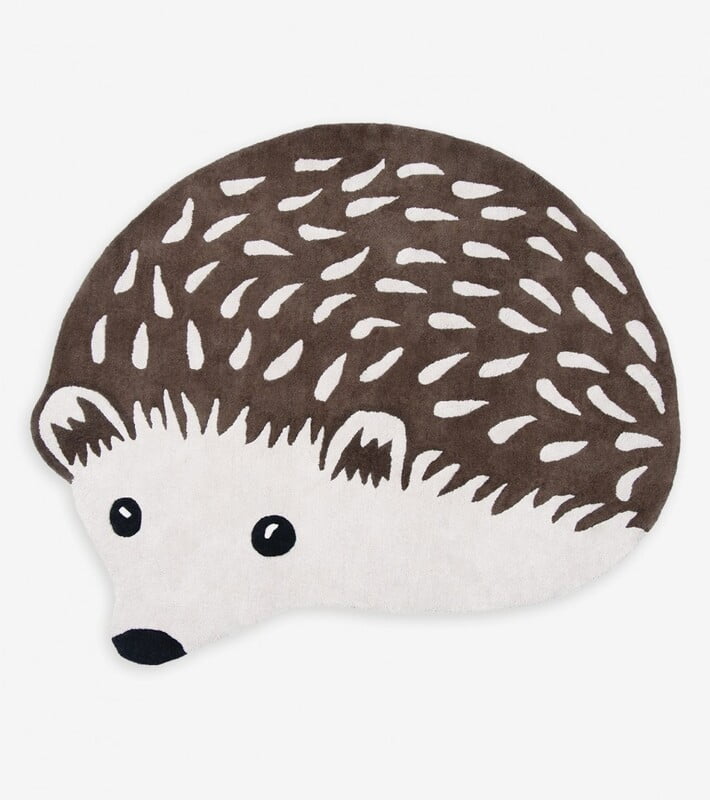 FOREST Alfombra de algodón (120 X 105 CM) - HEDGEHOG FOREST Alfombra de algodón (120 X 105 CM) - HEDGEHOG