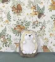 Papel pintado infantil - Animales del bosque (fondo beige) Papel pintado infantil - Animales del bosque (fondo beige)