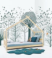 M. FOX Papel Pintado MURAL (200 X 248 CM) - BLUE FOREST M. FOX Papel Pintado MURAL (200 X 248 CM) - BLUE FOREST
