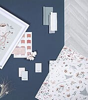 Papel pintado infantil - Flores y animales acuáticos Papel pintado infantil - Flores y animales acuáticos