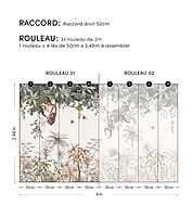 UTAN Papel Pintado MURAL (400 X 248 CM) - "GUNUNG PALUNG" UTAN Papel Pintado MURAL (400 X 248 CM) - "GUNUNG PALUNG"