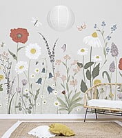 WILDFLOWERS Papel Pintado MURAL (400 X 248 CM) - Campo de flores WILDFLOWERS Papel Pintado MURAL (400 X 248 CM) - Campo de flores