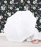 WONDERLAND Papel Pintado (50 CM X 10 M) - Flores (fondo oscuro) WONDERLAND Papel Pintado (50 CM X 10 M) - Flores (fondo oscuro)